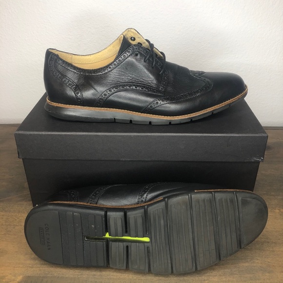 Cole Haan ØriginalGrand Black Wingtip Oxford Sz 11 main image 8